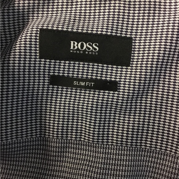 Boss Men’s Button Down Shirt - Size 15 1/2 - EUC                              6 - Picture 4 of 4